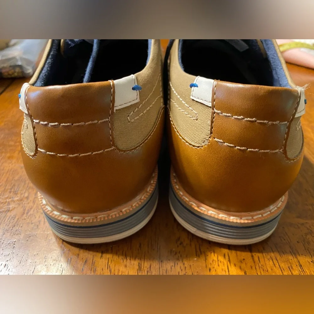 Freeman Troy Tan Men's Shoes. Size 9.5 W‎